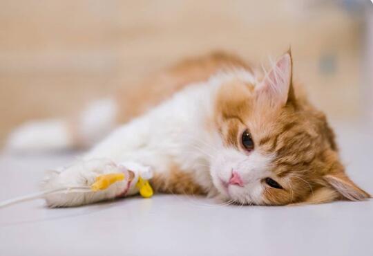 感染了猫传染性腹膜炎的小猫